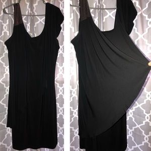 Black cocktail dress
